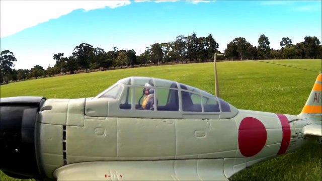 FMS 1400mm Japanese Zero - A6M2b Mitsubishi Maiden fitted with a Freewing Sound Module System