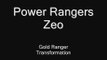 Power Rangers Zeo   Gold Ranger Morph