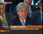 Visión Siete: Piñera en la cumbre de Unasur