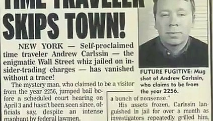 Rouge Time Traveler Andrew Carlssin.