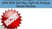 Ellington Fans ECK 3AN DER Del Rey Light Kit Antique Nickel Review
