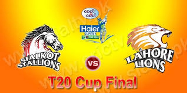 Last Over Sialkot Stallions batting vs Lahore Lions Final Haier Super8 T20 Cup 2015