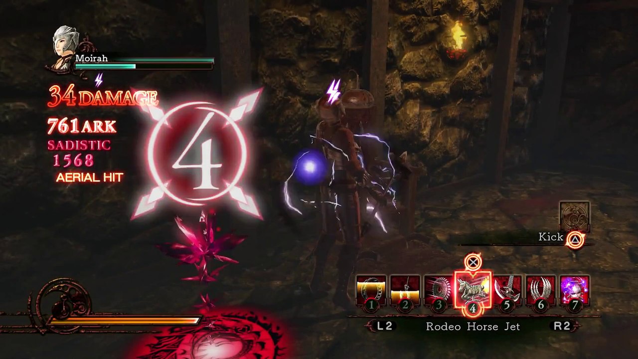 Deception IV: the Nightmare Princess (VITA) - Combo #4