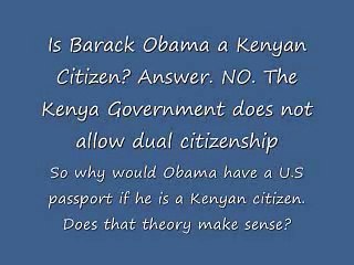 Barack Obama Born in Kenya?