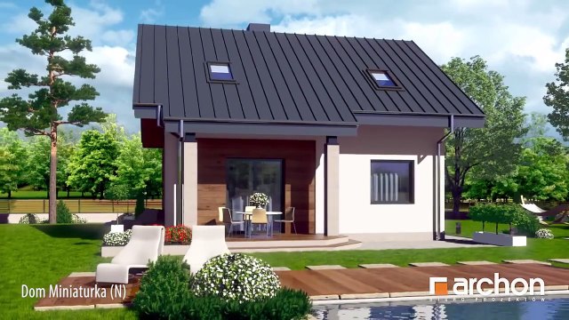 Dom Miniaturka (N)- Wirtualny spacer po wnętrzu. ARCHON+