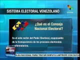 ¿Cómo funciona el Sistema Electoral Venezolano?