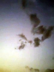 "MOHAMMAD (S.A.W.W)" is written on sky with clouds.....Subhan Allah...Allah o Akbar.....