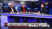 Manipulacja wypowiedziami Janusza Korwin - Mikkego w TVN część 2 - Chamstwo reporterów