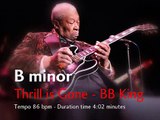 Thrill is Gone - BB King - Backing Track