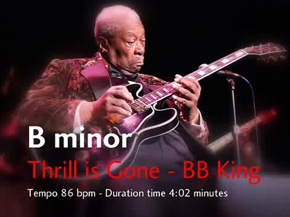 Thrill is Gone - BB King - Backing Track