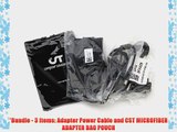 Bundle: 3 items- Adapter/Cable/Pouch Dell Inspiron 1720 Slim-Line Laptop AC Adapter Charger