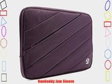 VanGoddy JAM Sleeve PRO Padded Nylon Quilted Cover PURPLE PLUM for Microsoft Surface Pro 3
