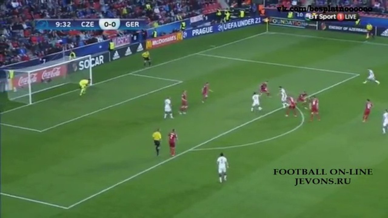 Czech Republic 1-1 Germany ~ [U21 European Championship] - 23.06.2015 - All Goals & Highlights