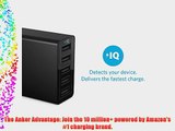 Anker 40W 5-Port High Speed Desktop USB Charger with PowerIQ Technology for iPhone iPad Air