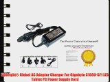 UpBright? Global AC Adapter Charger For Gigabyte S1080-CF1 LED Tablet PC Power Supply Cord