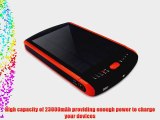 AP? 23000mAh Solar Charger Panel Power Backup Bank External Battery Pack Backup Travel Cellphone