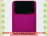 CaseCrown Neoprene Sleeve Case (Pink) for 11 Inch Apple MacBook Air   Pocket for iPad 4 / iPad