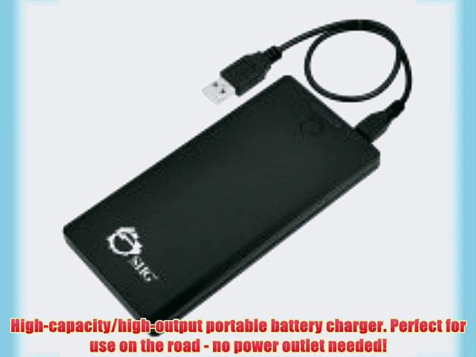 SIIG Portable Battery Charger for iPhone/iPod (CE-CH0412-S1)
