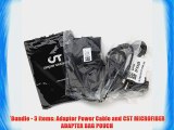 Bundle: 3 items- Adapter/Cable/Pouch Dell Inspiron 1750 Slim-Line Laptop AC Adapter Charger