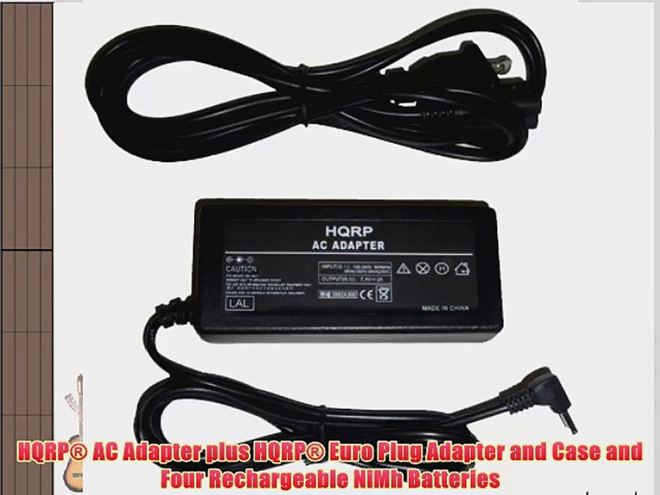 HQRP KIT: AC Power Adapter compatible with Canon PowerShot SX1 IS SX10 IS SX20 IS Digital Camera