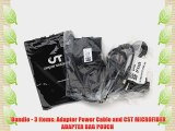 Bundle: 3 items- Adapter/Cable/Pouch Dell Inspiron N4010 Slim-Line Laptop AC Adapter Charger