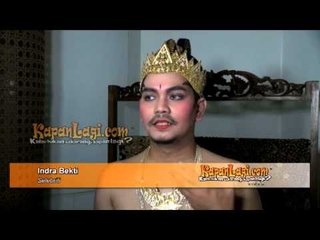 Indra Bekti Main Wayang Orang Bareng Jurnalis