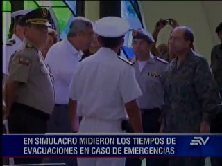 Simulacro visita papal en Guayaquil