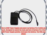 E-best 36W Power Adapter Compatibe with Microscoft Surface Pro3 12V 2.58A 36W Tablet Pc 8 Ft