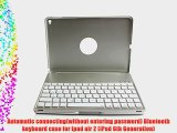 KVAGO for iPad Air 2 Keyboard Case with Backlit Keys Portable Wireless Bluetooth Clamshell