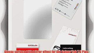 2 x atFoliX Mirror protective film Samsung Galaxy Tab 7.0 Plus (GT-P6200) Screen protection