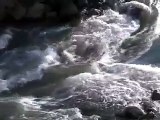 La cascata dell'Isola Tiberina a Roma