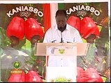 Visite présidentielle à Kaniasso: Discours du président Alassane Ouattara