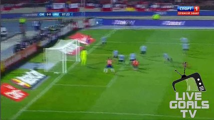 Eduardo Vargas Amazing Bicycle Kick | Chile 0-0 Uruguay