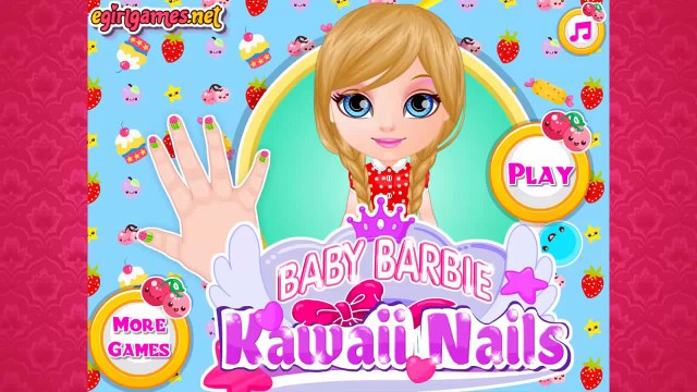 Baby Barbie Kawaii Nails ♥- Barbie Game - New Baby Game For Kids Girls 2015