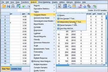 Two Sample t test using SPSS with Dr Ami Gates