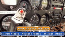 Cessna 152 cockpit: PPL flight training (start-up, taxi, take-off, climb)
