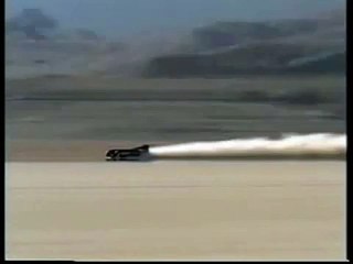 Thrust SSC sonic boom! The fastest land vehicle