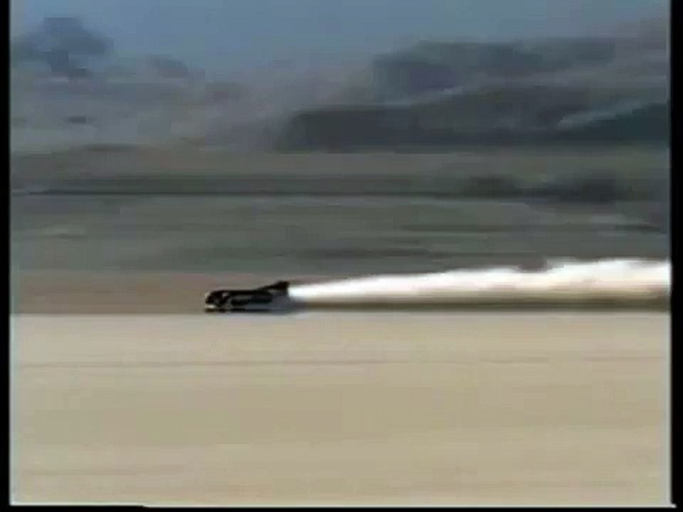 Thrust SSC sonic boom! The fastest land vehicle