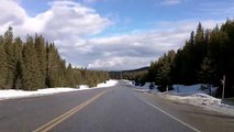 Kootenay National Park BC Dashcam Drive: From Radium Hot Springs to Alberta