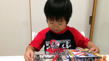 トッキュウジャーの食玩ユウドウブレイカー【がっちゃん5歳】トッキュウ6号キット