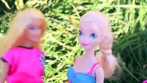 Frozen ELSA VACATION Barbie Airplane Day 3 Disney Parody Anna Barbie Ultimate House