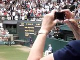 Federer vs Roddick Wimbledon Final Match 2009 - Entering Court