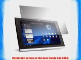 Skque Premium Clear Crystal Screen Protector for Acer Iconia Tab A500-10S16u 10.1-Inch Tablet