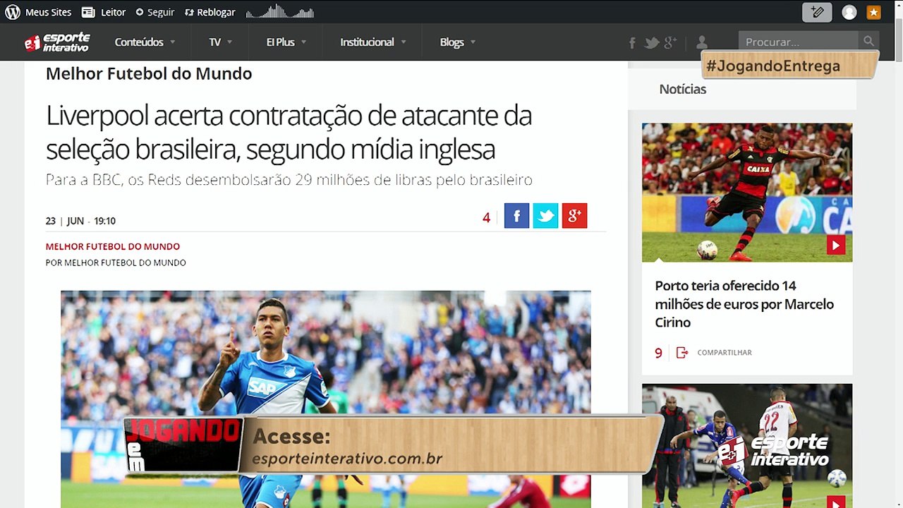 "Pelo preço, Firmino chega para resolver", garante VSR