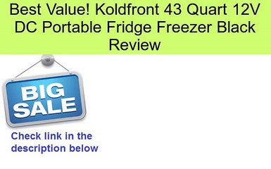 Скачать видео: Koldfront 43 Quart 12V DC Portable Fridge Freezer Black Review