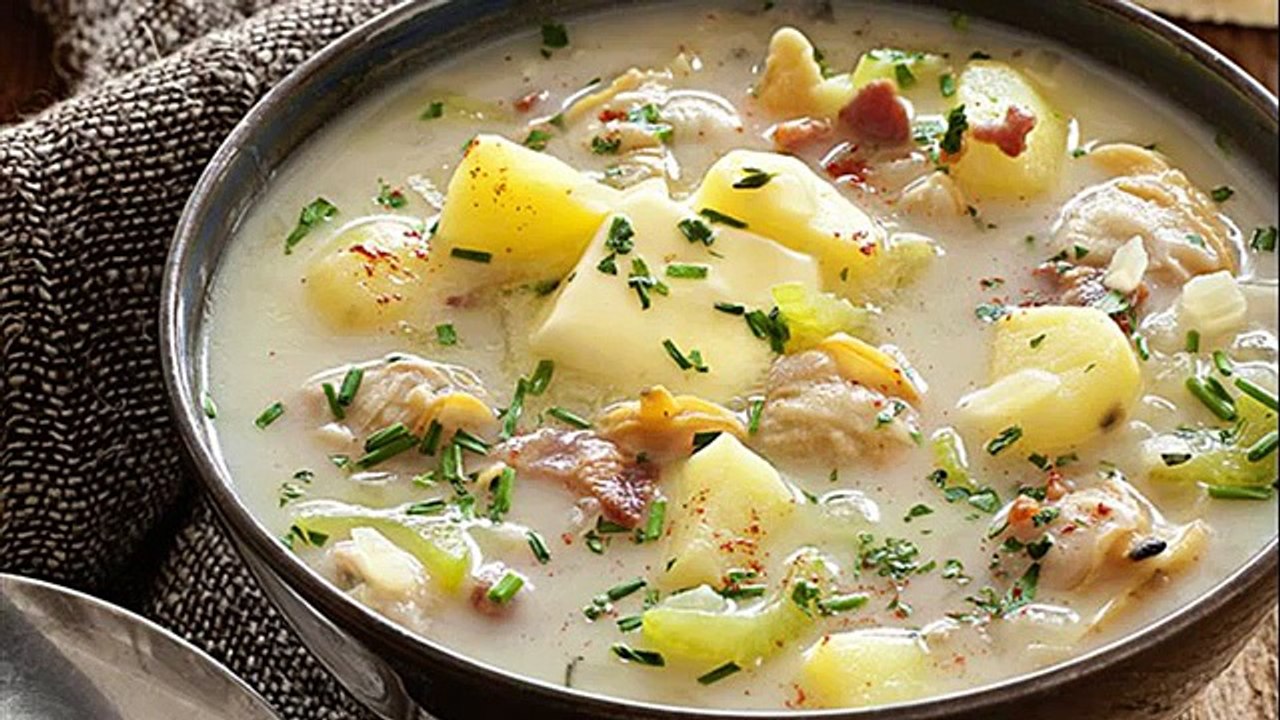 large quantity clam chowder recipes