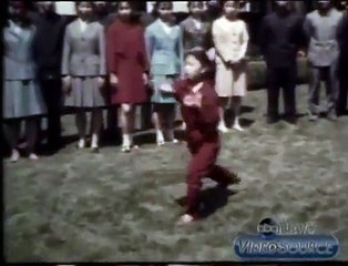Jet Li (age 11) meets President Nixon in the White House Rose Garden