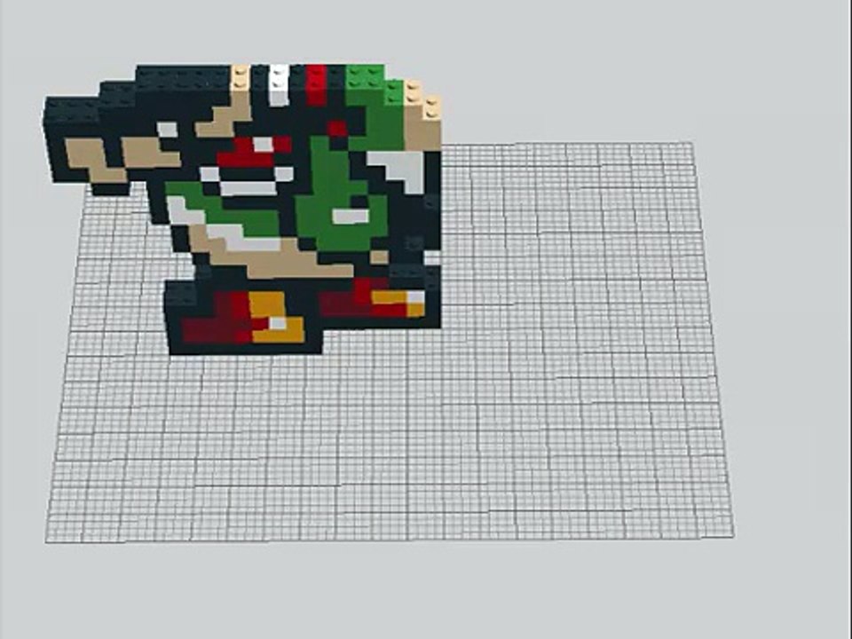 How to make a LEGO Yoshi (Yoshi's Island)