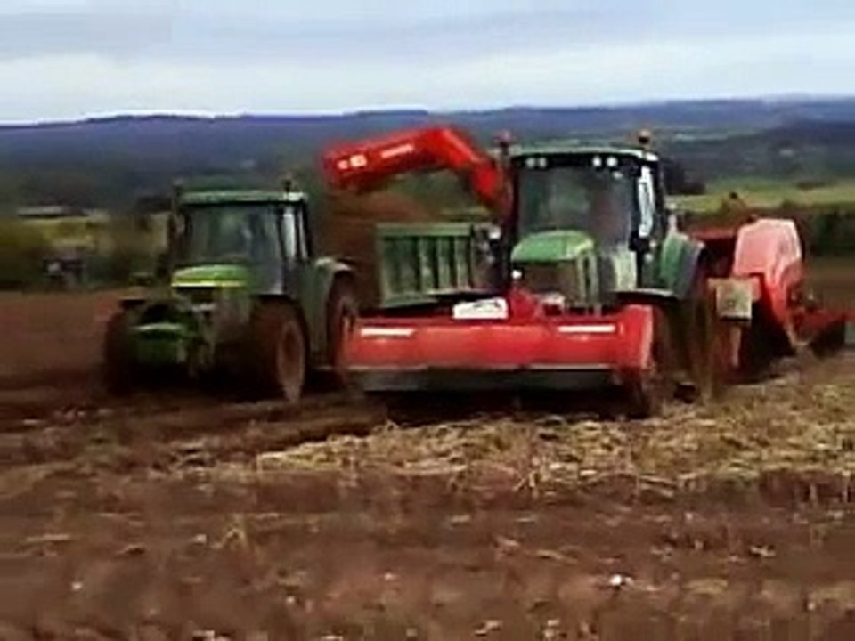 Potato Harvesting 3x John Deere