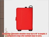 Cooper Cases(TM) Magic Carry Universal 7 - 8 Tablet Folio Case w/ Shoulder Strap in Red (Premium